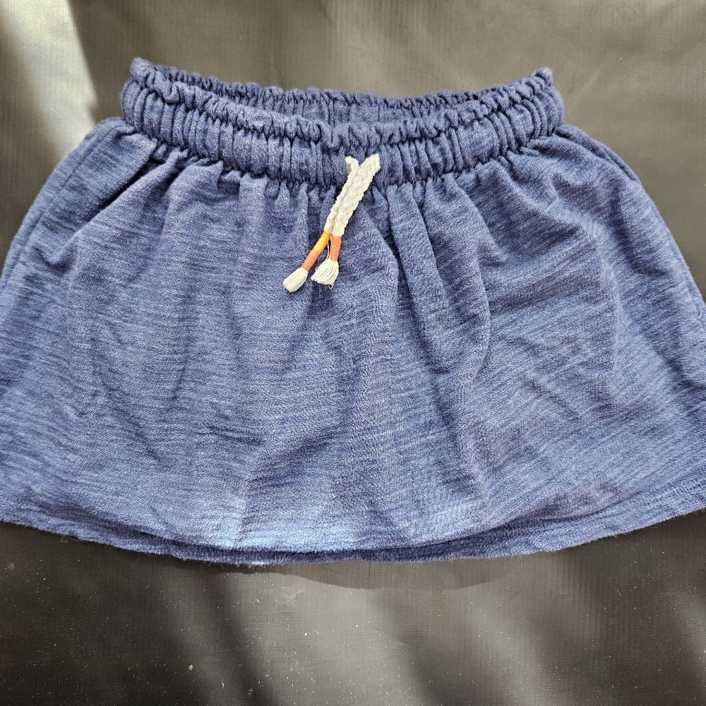 4t dark blue Heather skort cat and jack